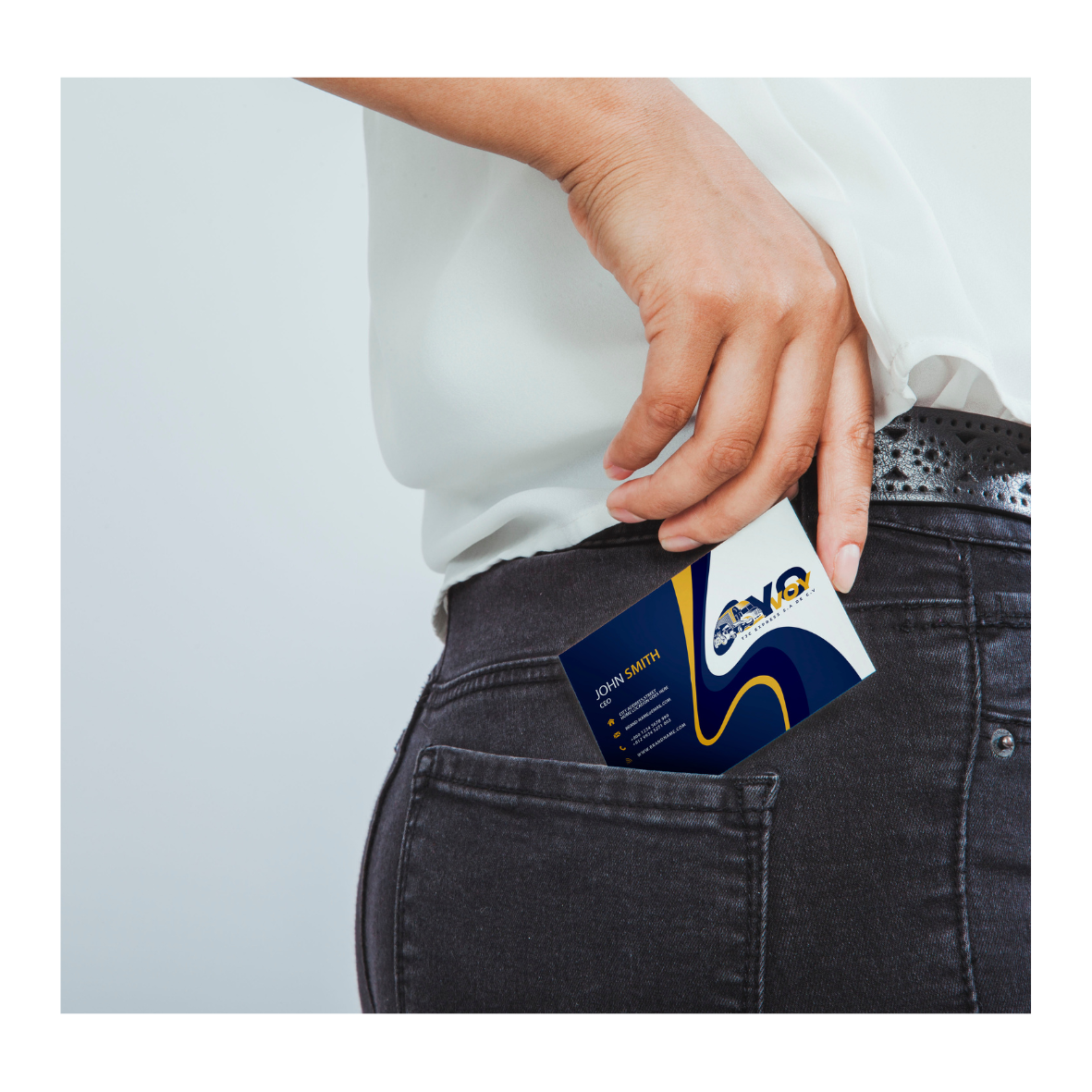 Tarjeta de Cumpleaños Horizontal Espacial Ilustrada Azul (10 x 10 cm) (4)